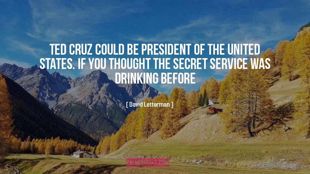 Secret Service quotes by David Letterman