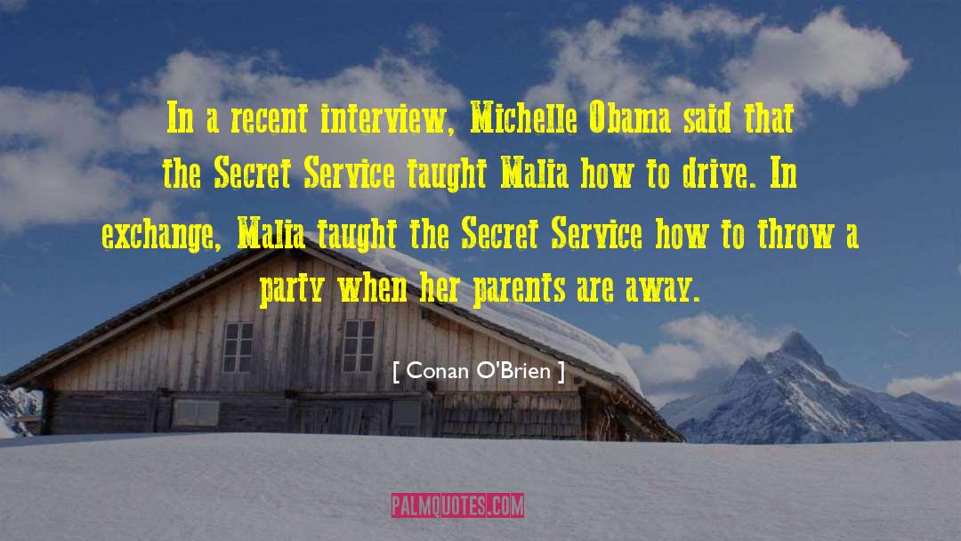 Secret Service quotes by Conan O'Brien