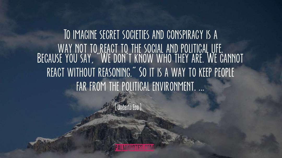 Secret Societies quotes by Umberto Eco