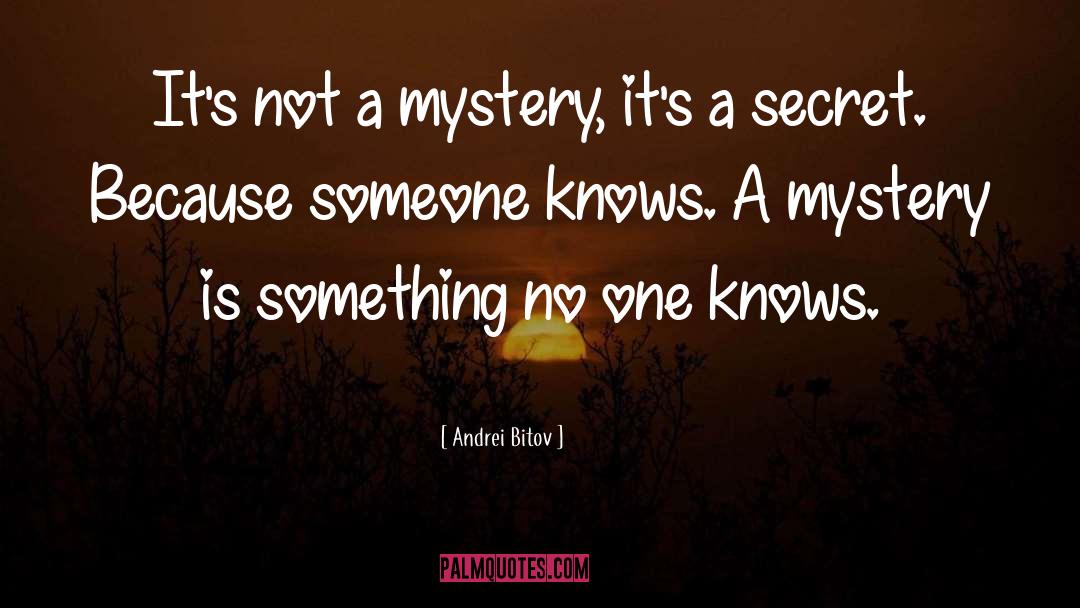 Secret Societys quotes by Andrei Bitov