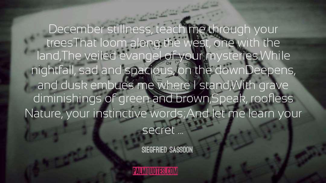 Secret Telling quotes by Siegfried Sassoon
