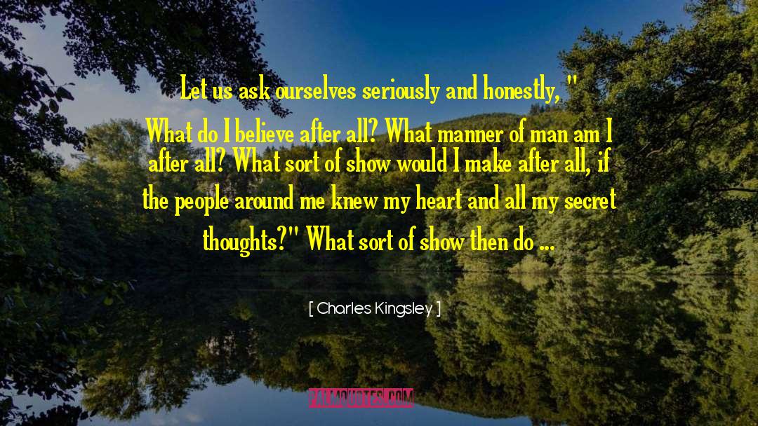 Secret Thoughts quotes by Charles Kingsley
