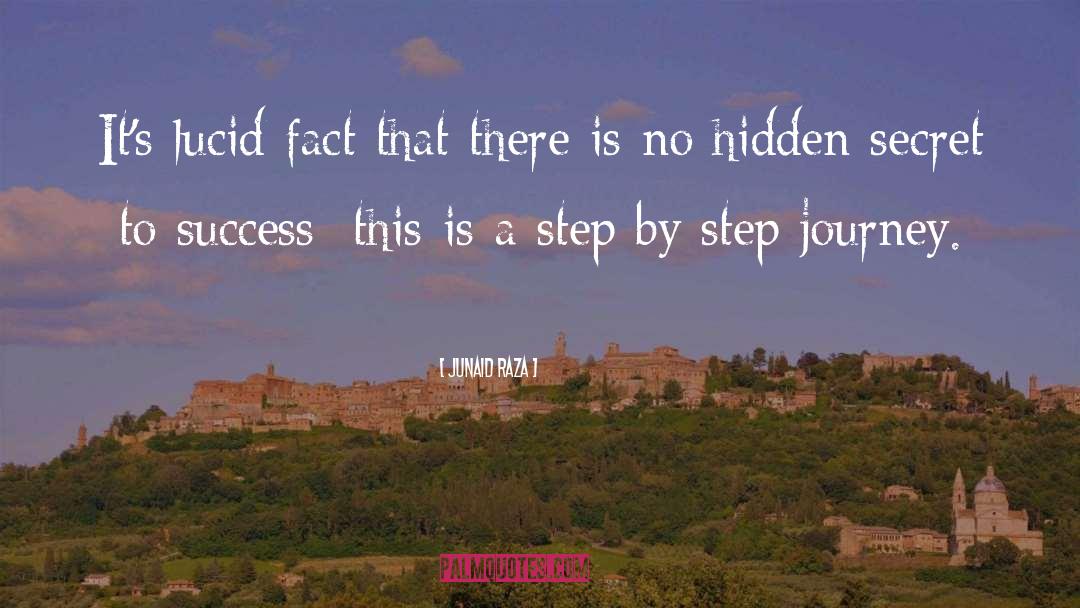 Secret To Success quotes by Junaid Raza