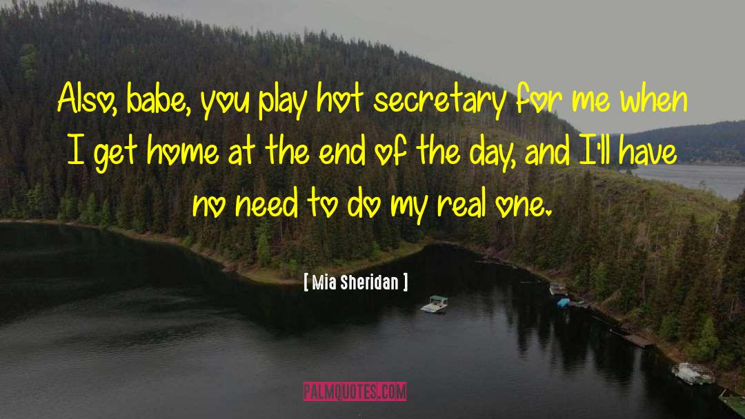 Secretary Of Defense quotes by Mia Sheridan