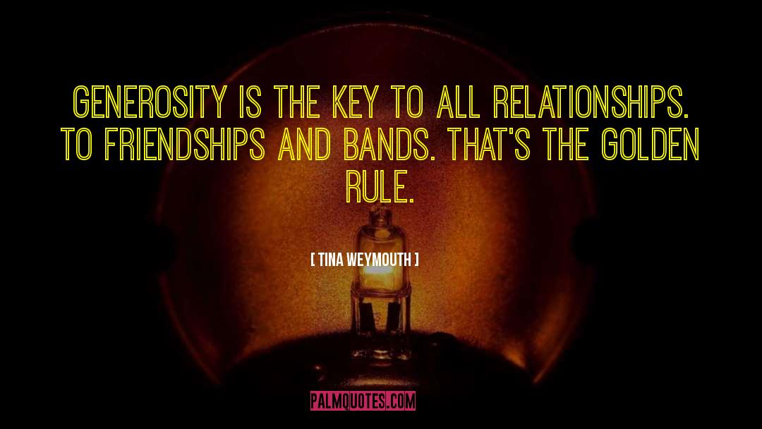 Secretive Relationships quotes by Tina Weymouth
