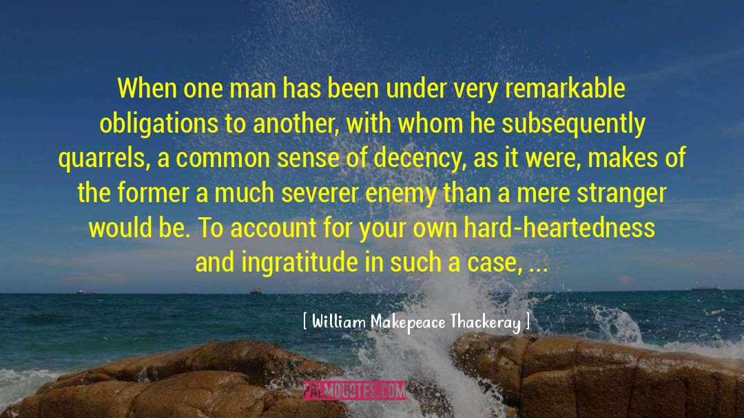 Secretive Relationships quotes by William Makepeace Thackeray