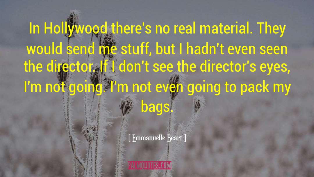 Secrets If My Hollywood Life quotes by Emmanuelle Beart