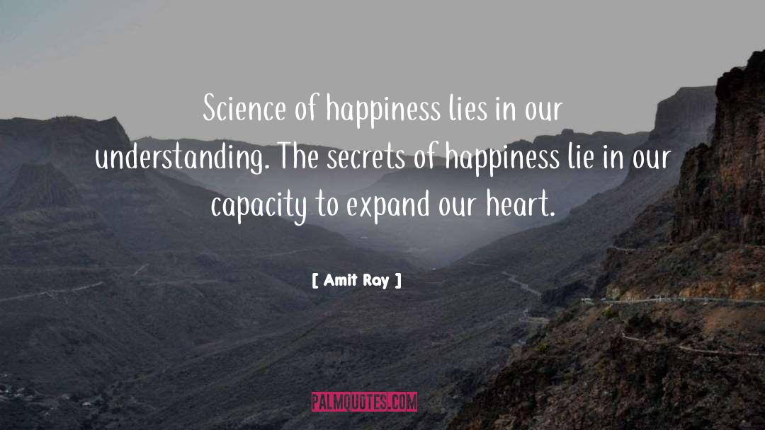Secrets Of Happiness quotes by Amit Ray