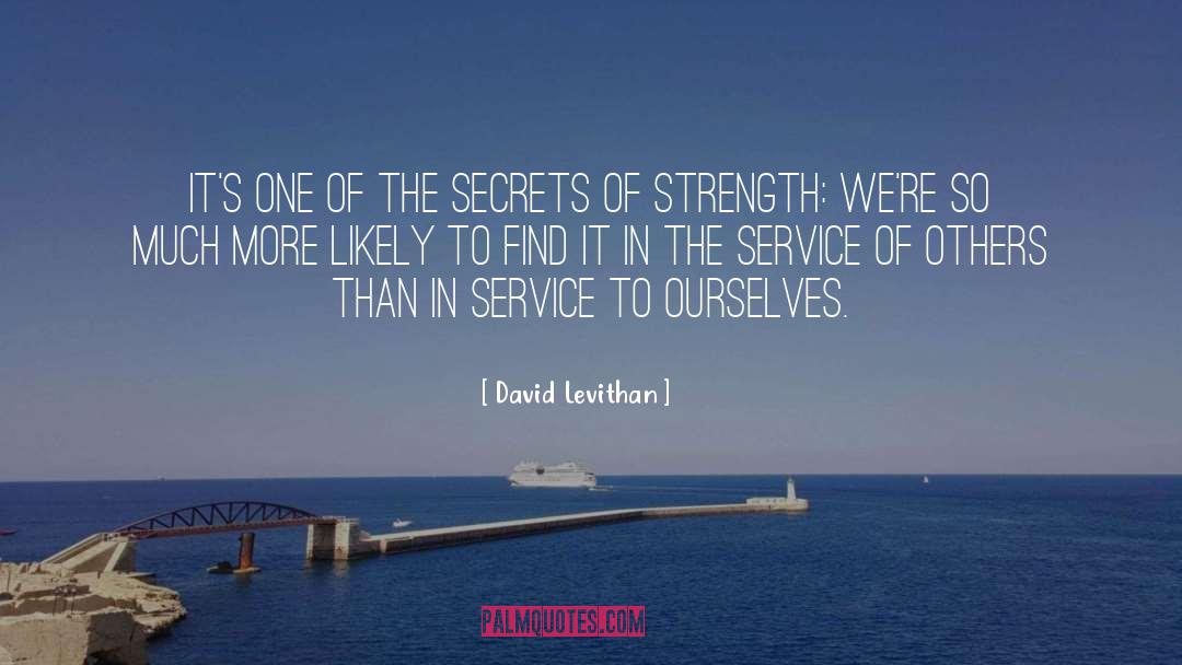 Secrets quotes by David Levithan