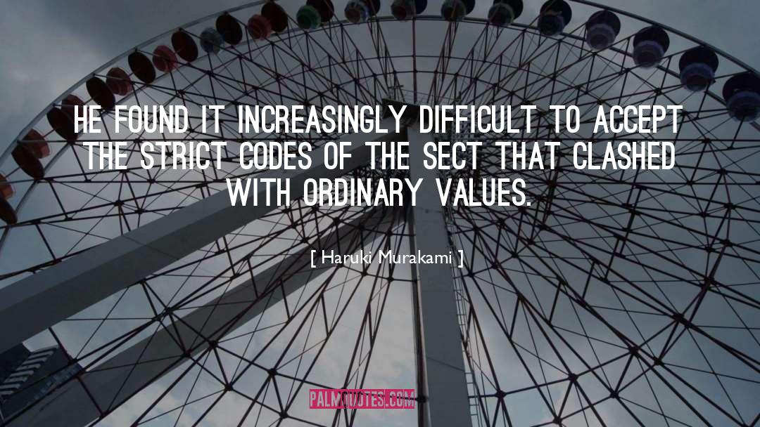 Sect quotes by Haruki Murakami