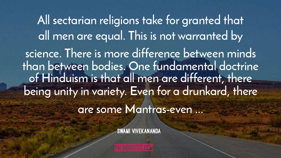 Sectarian quotes by Swami Vivekananda