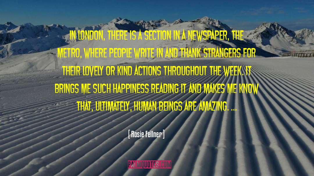 Sections quotes by Rosie Fellner