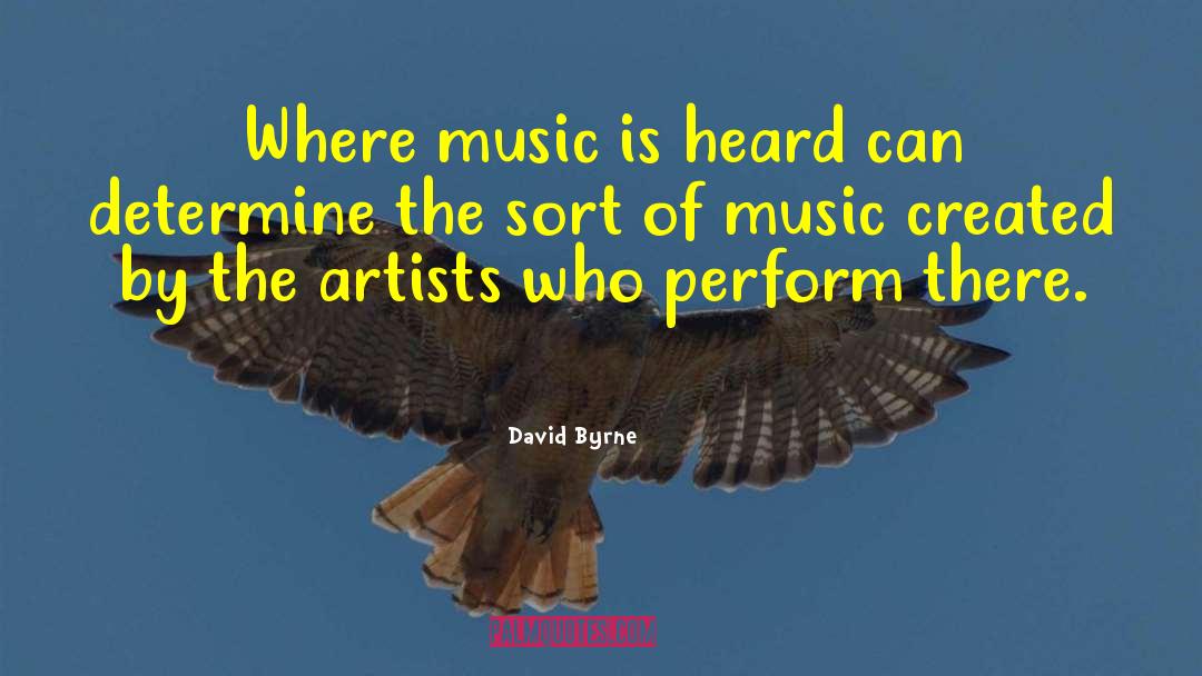 Secular Music quotes by David Byrne