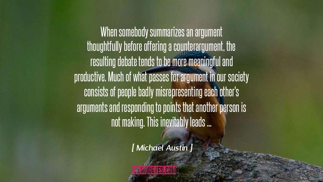 Secular Society quotes by Michael Austin