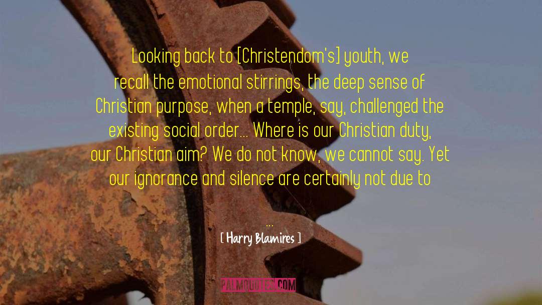 Secularism quotes by Harry Blamires