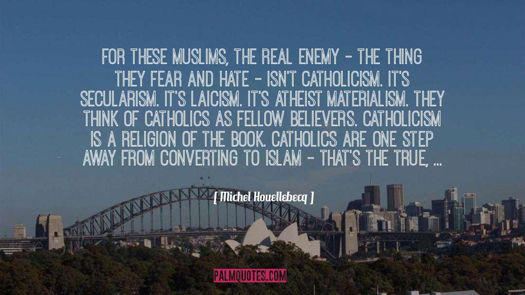 Secularism quotes by Michel Houellebecq