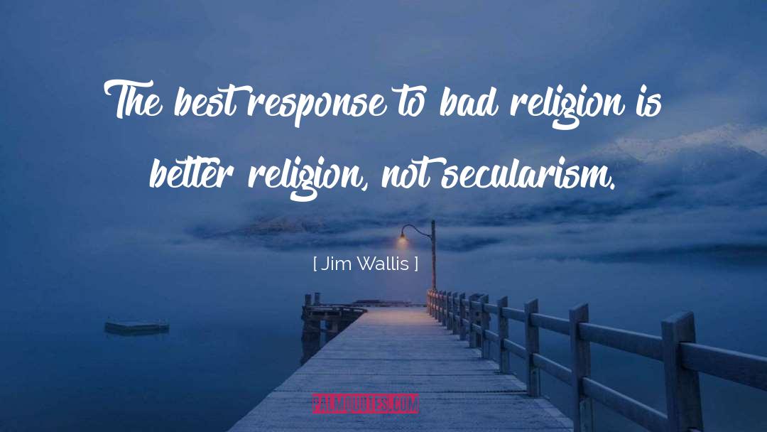 Secularism quotes by Jim Wallis