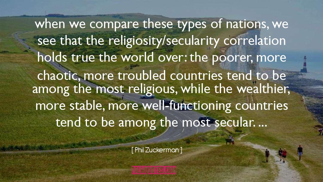 Secularity quotes by Phil Zuckerman