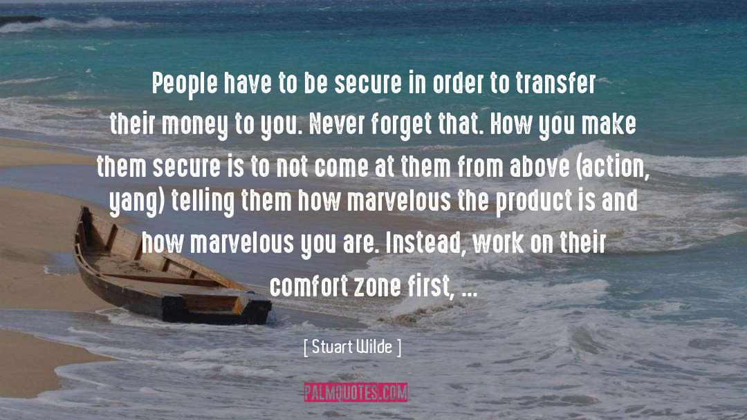 Secure People quotes by Stuart Wilde