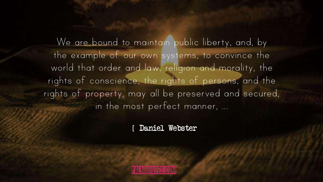 Secured quotes by Daniel Webster