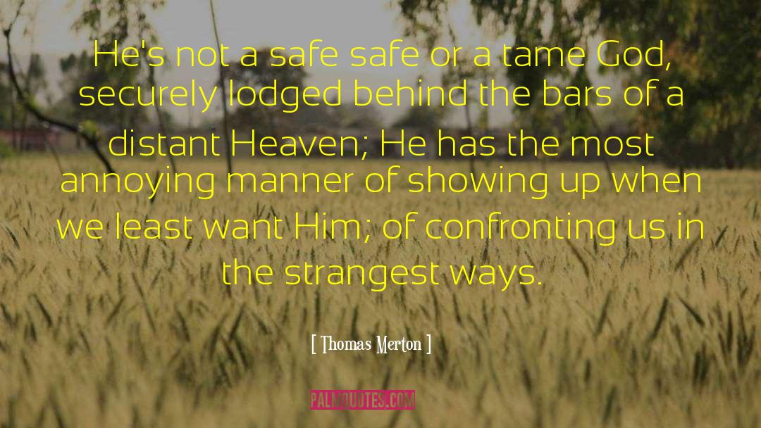 Securely quotes by Thomas Merton