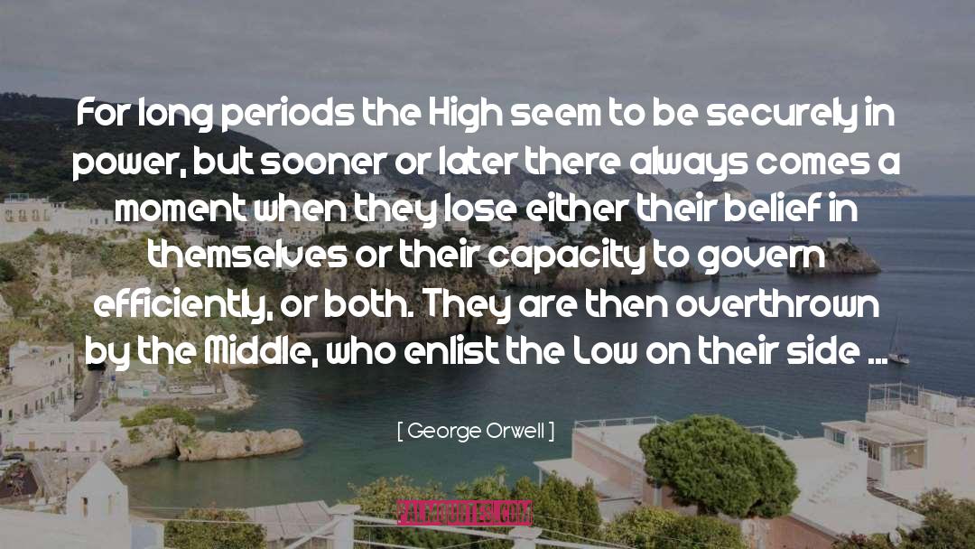 Securely quotes by George Orwell