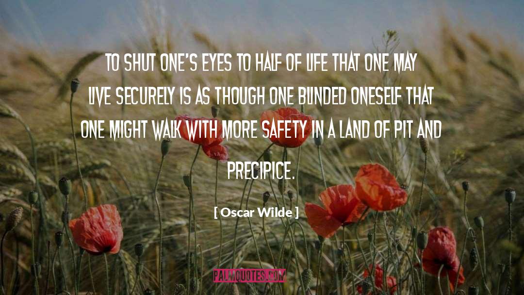 Securely quotes by Oscar Wilde