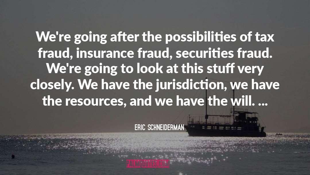 Securities quotes by Eric Schneiderman