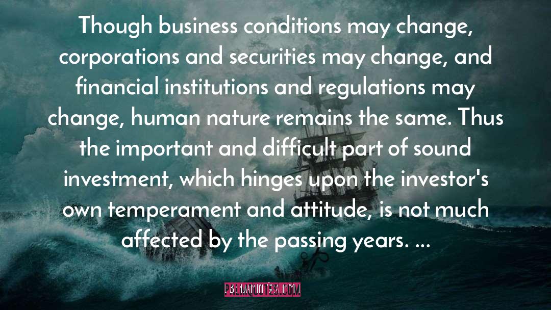 Securities Regulation quotes by Benjamin Graham