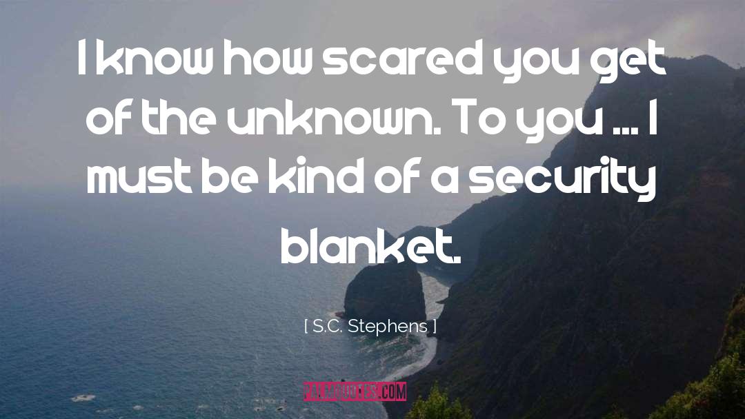 Security Blanket quotes by S.C. Stephens