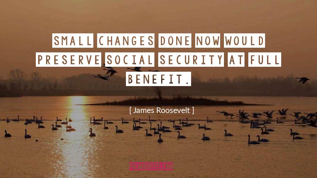 Security Blanket quotes by James Roosevelt