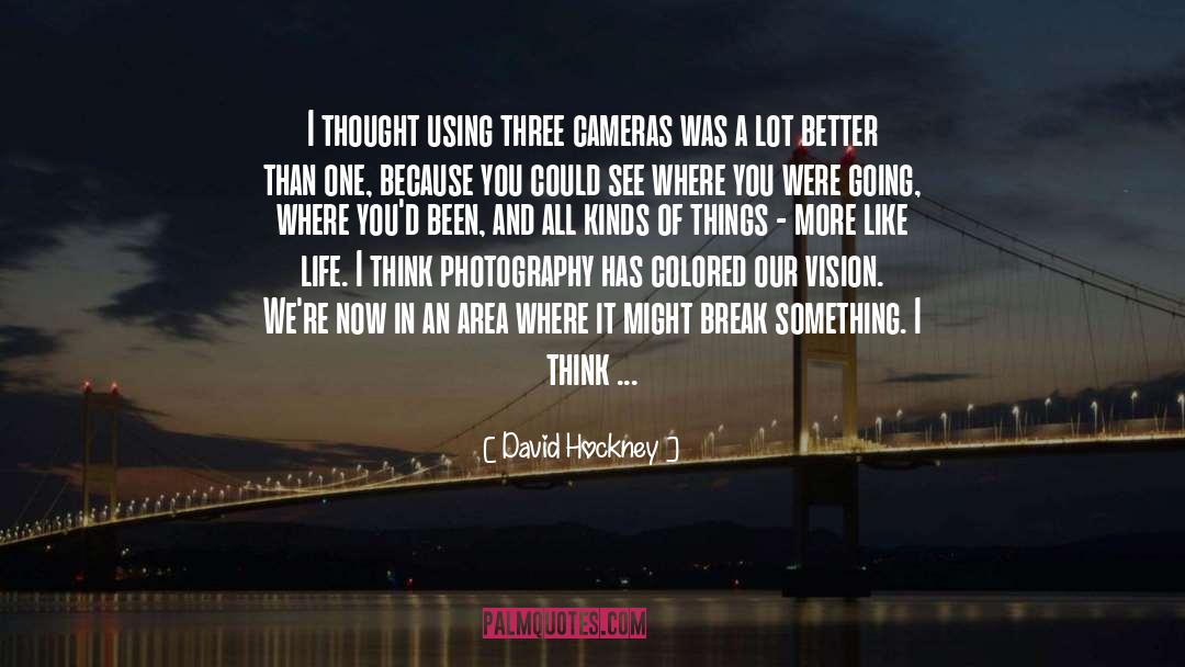 Security Cameras quotes by David Hockney