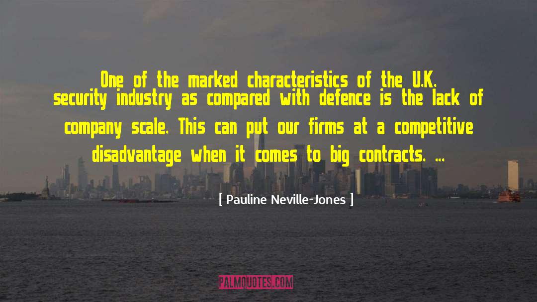 Security Company quotes by Pauline Neville-Jones