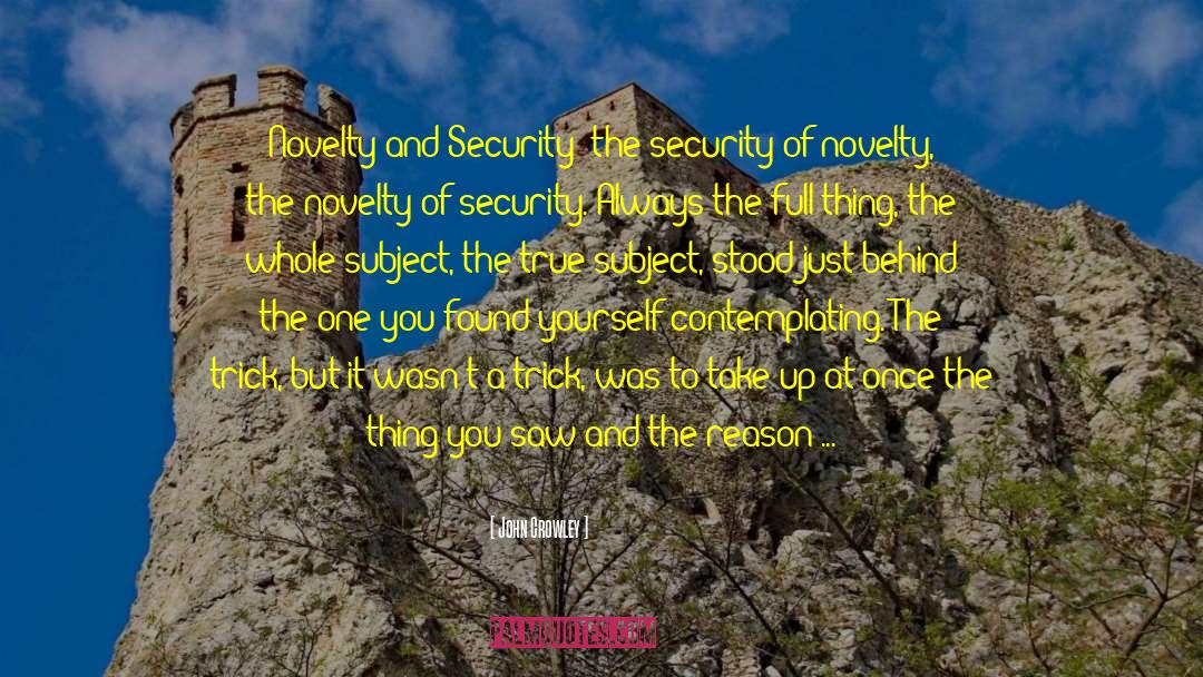 Security Forces quotes by John Crowley