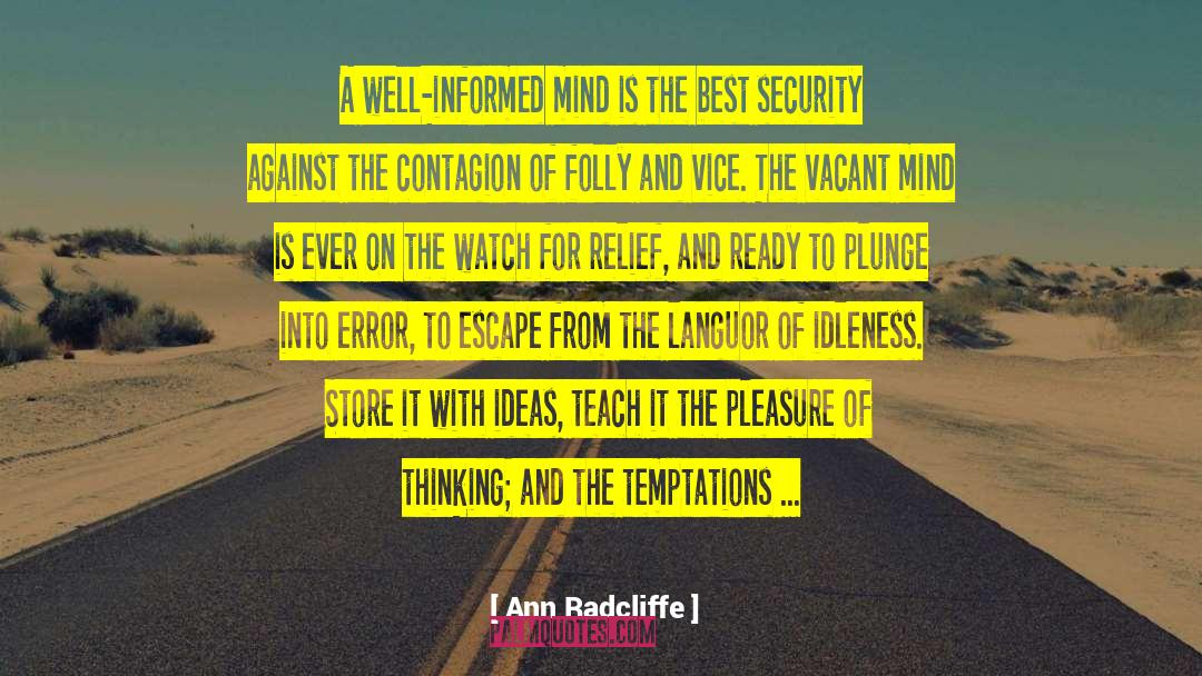 Security Guards quotes by Ann Radcliffe