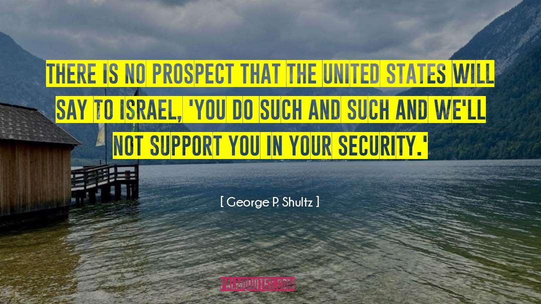 Security Measures quotes by George P. Shultz