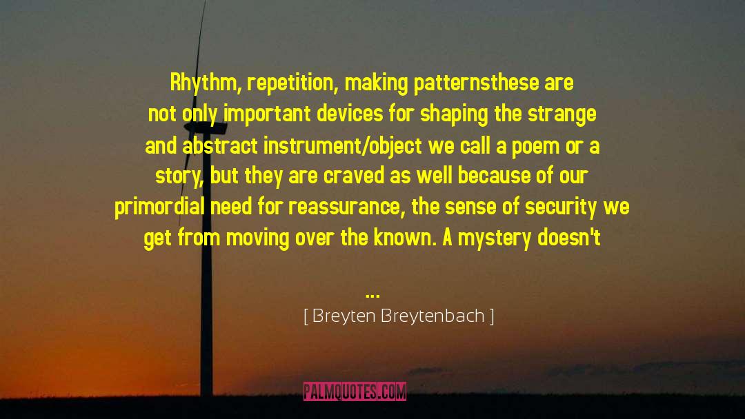 Security Or Passion quotes by Breyten Breytenbach