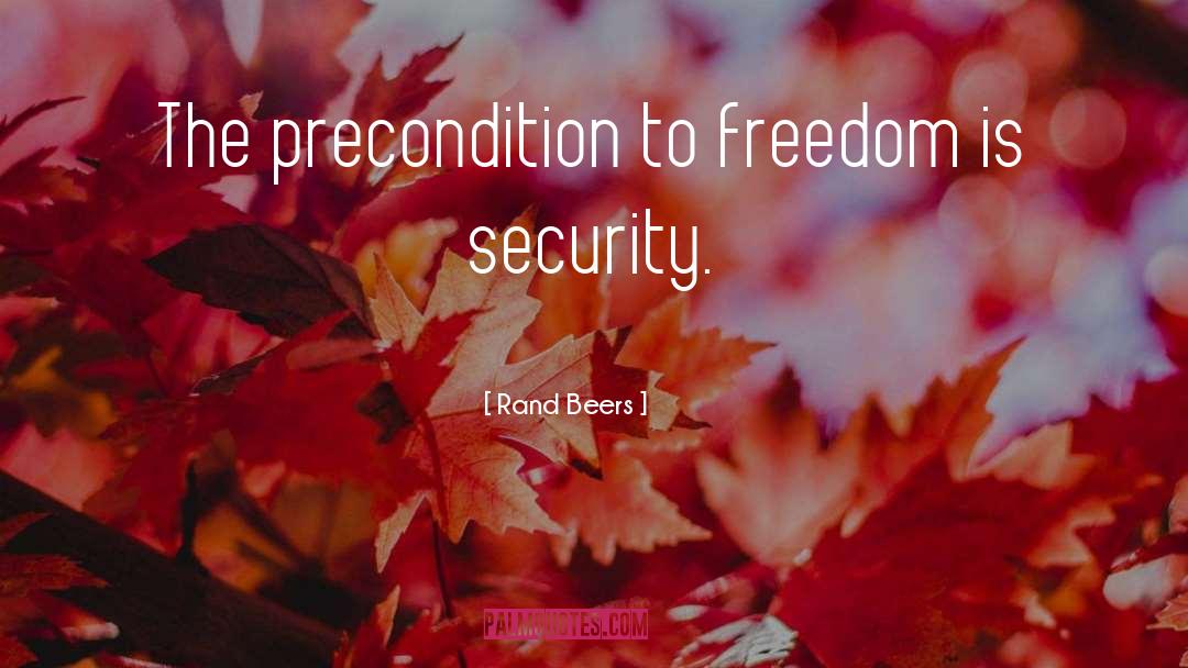 Security quotes by Rand Beers