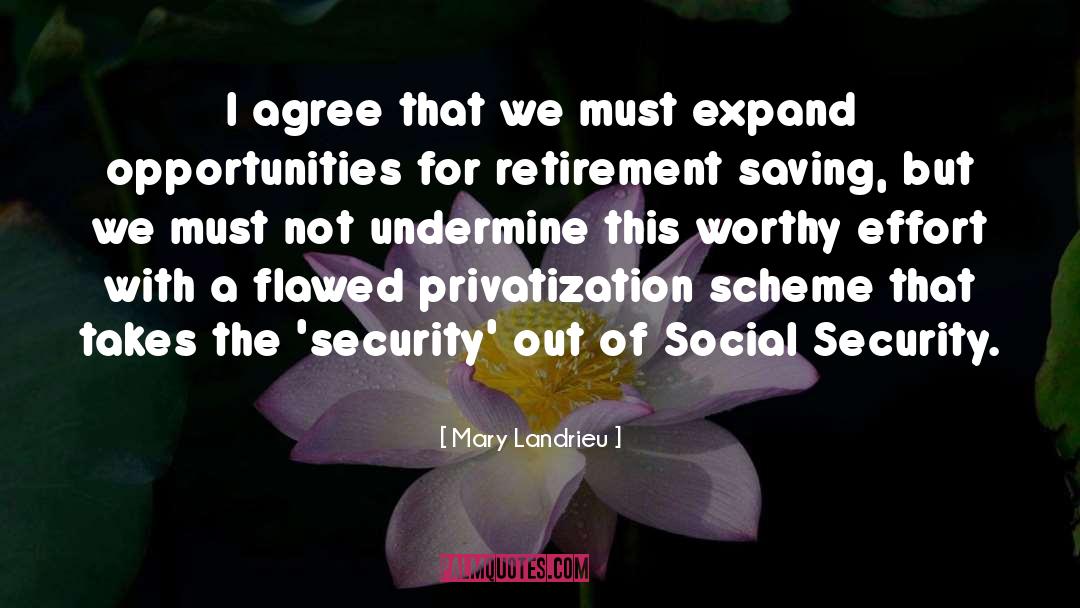Security quotes by Mary Landrieu