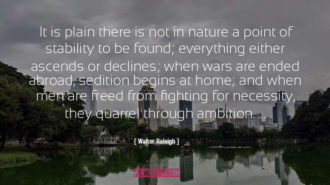 Sedition quotes by Walter Raleigh