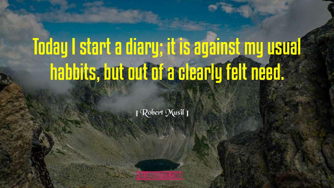 Seducer S Diary quotes by Robert Musil