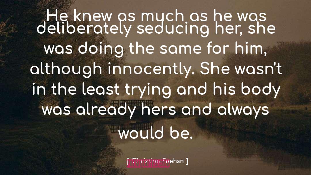 Seducing quotes by Christine Feehan