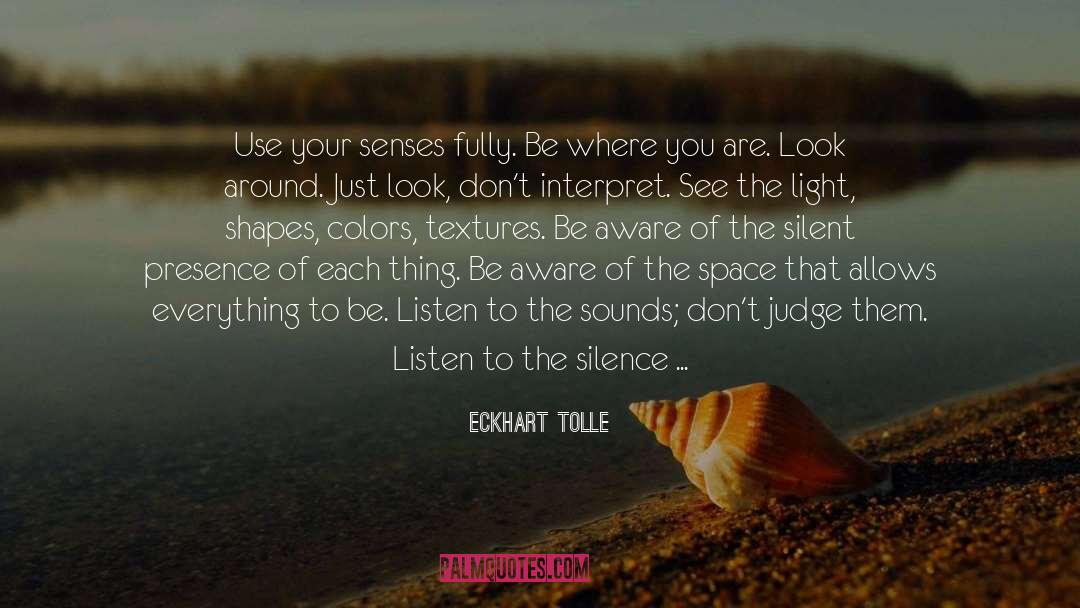 See The Light quotes by Eckhart Tolle