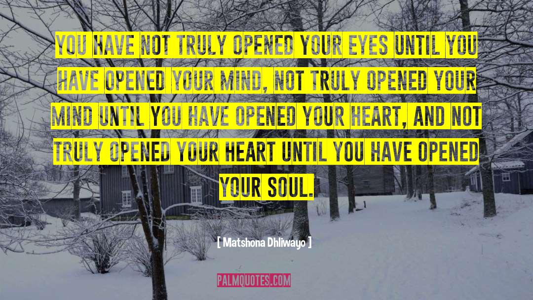 See Your Soul quotes by Matshona Dhliwayo