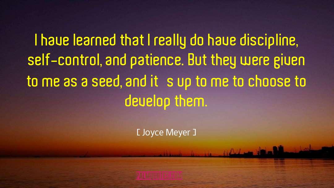 Seed And Multiplication quotes by Joyce Meyer