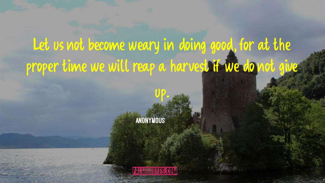 Seed Harvest Time quotes by Anonymous