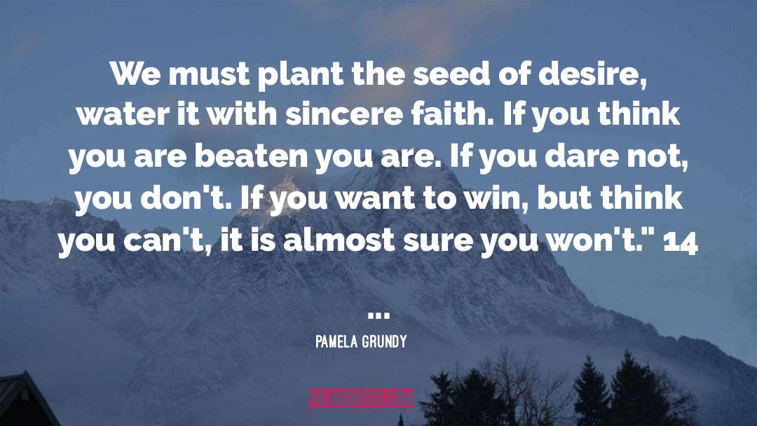 Seed Of Desire quotes by Pamela Grundy