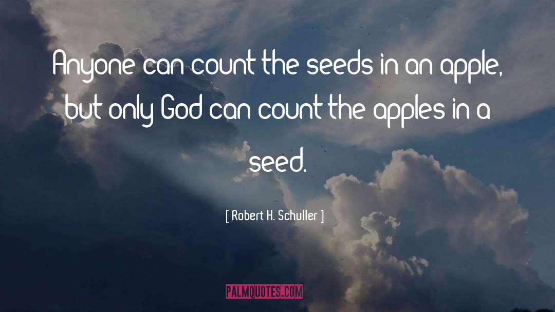 Seed quotes by Robert H. Schuller