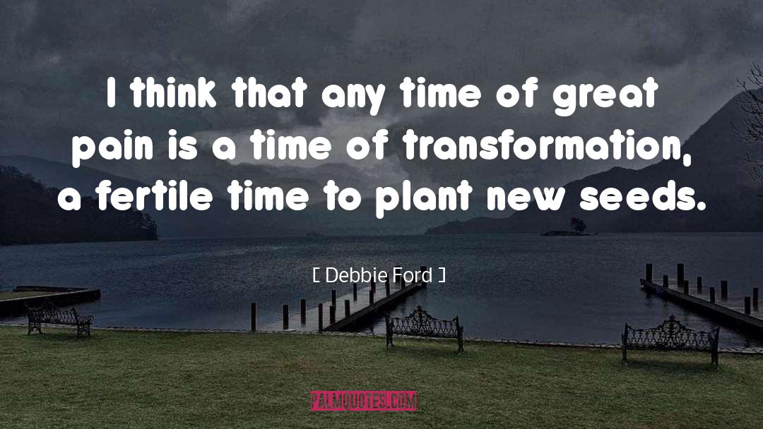 Seeds quotes by Debbie Ford