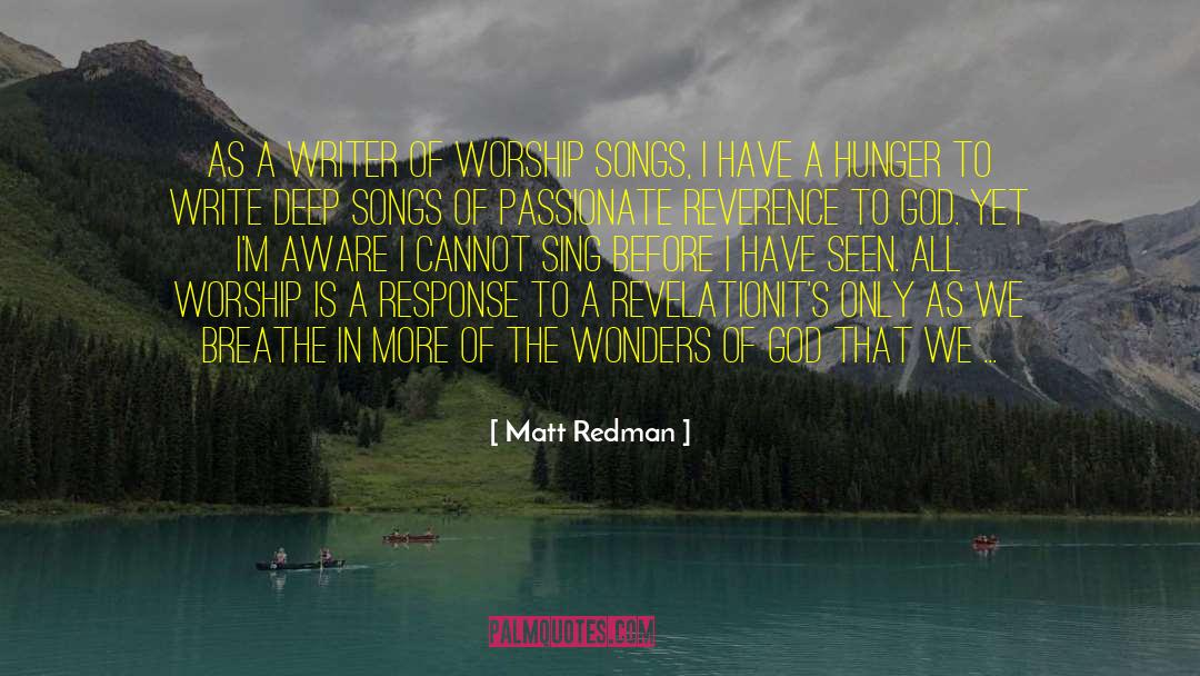 Seeing God quotes by Matt Redman